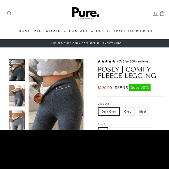 Softclouds fleece leggings - Picture 2 of 8